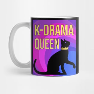 K-Drama Queen - Cat and Crown Mug